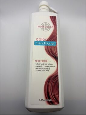 KeraColor Color+ Clenditioner in Rose Gold Color Depositing Conditioner
